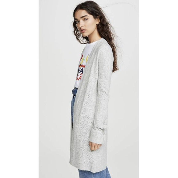 BB Dakota | Sweaters | Bb Dakota Tie Tryin Longline Diamond Stitch Knit  Longline Open Front Cardigan | Poshmark